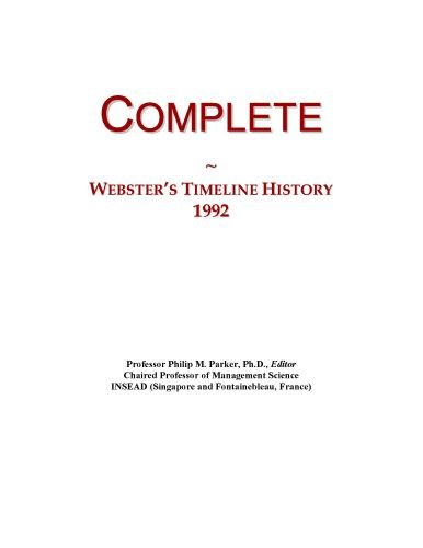 Complete: Webster's Timeline History, 1992