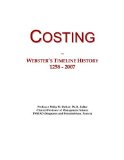 Costing: Webster's Timeline History, 1258 - 2007
