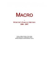 Macro: Webster's Timeline History, 2006 - 2007