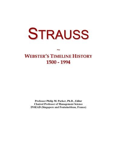 Strauss: Webster's Timeline History, 1500 - 1994