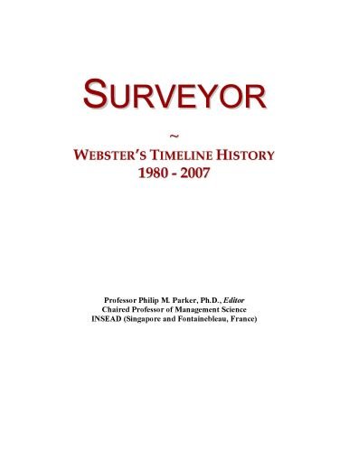 Surveyor: Webster's Timeline History, 1980 - 2007