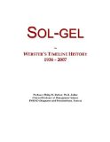 Sol-gel: Webster's Timeline History, 1936 - 2007