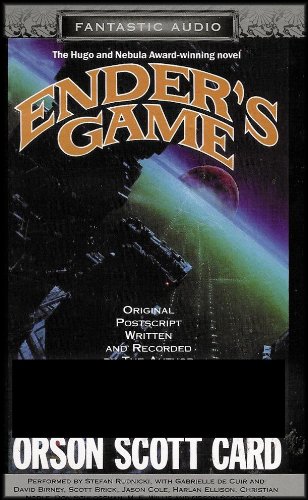 Ender's Game (Futuristic Tale Involves Aliens, Political Discourse on the Internet, Sophisticated Computer Games, and an Orbiting Battle Station) [8 Audio Cassettes/13 Hrs.]