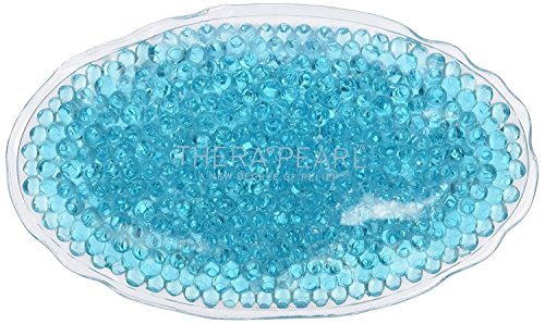 TheraPearl Contour Oval Pack, Non Toxic Reusable Hot Cold Therapy Pack with Gel Beads, Flexible Hot and Cold Compress, Best Ice Pack for Pain Relief, Swelling, and Sports Injuries