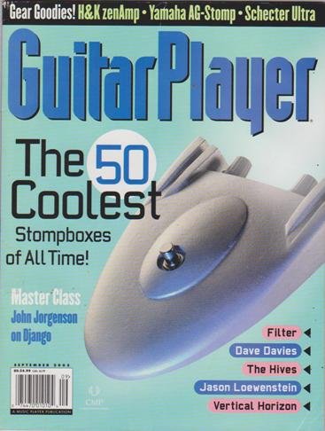 Guitar Player Magazine September 2002, Issue 393, Volume 36, No. 9