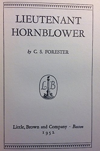 Lieutenant Hornblower 1st American Edition