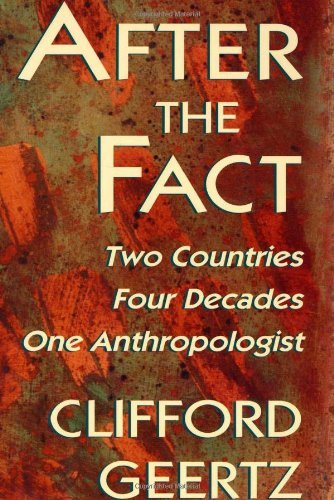 AFTER THE FACT (The Jerusalem-Harvard Lectures)
