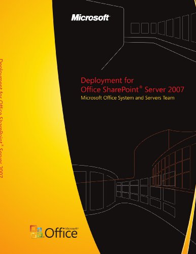 Deployment for Office SharePointÂ® Server 2007
