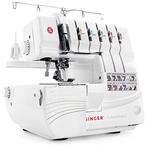 Book Cover SINGER | Professional 14T968DC Serger Overlock with 2-3-4-5 Stitch Capability, 1300 Stitches per minute, & Self Adjusting - Sewing Made Easy,White