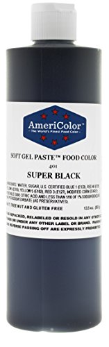 Book Cover AmeriColor Soft Gel Paste Food Color, 13.5-Ounce, Super Black
