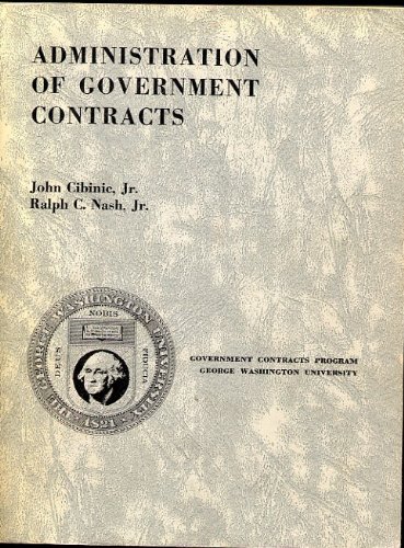 Administration of Government Contracts