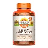 Sundown Garlic Supplement, 250 Softgels