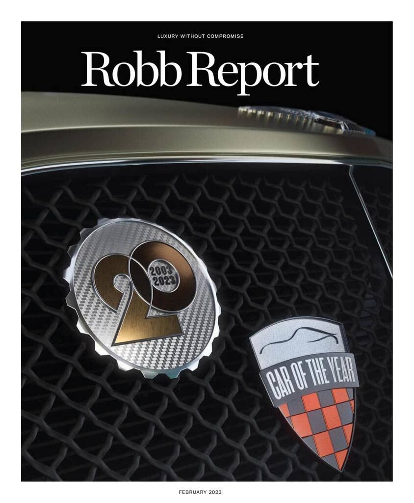 Book Cover Robb Report
