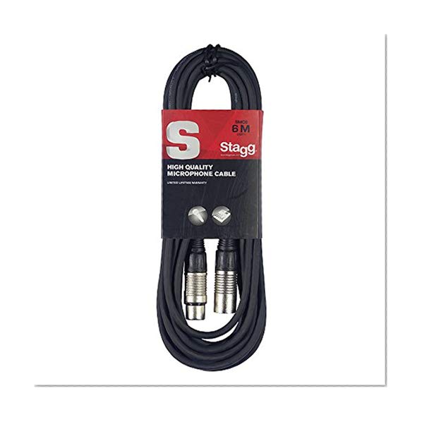 Stagg 6m High Quality XLR to XLR Plug Microphone Cable