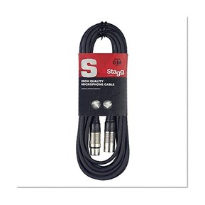 Stagg 6m High Quality XLR to XLR Plug Microphone Cable