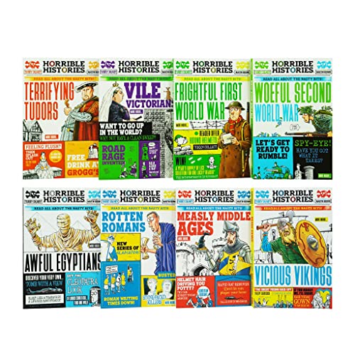 Horrible Histories 10 Book Set By Terry Deary