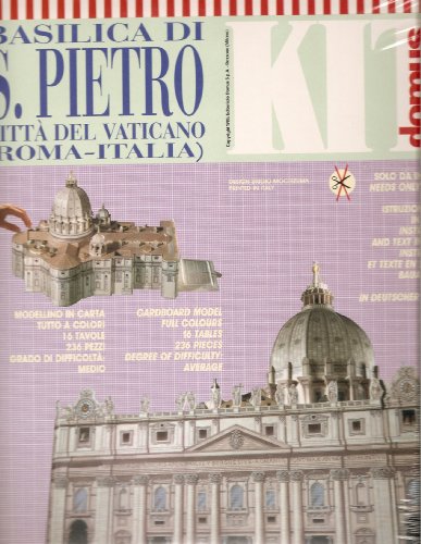 St. Peter's Basilica, Vatican City, Rome, Italy (Basilica di San Pietro, Roma, Italia) (Folio Series Model Kit)