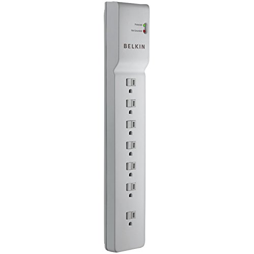 Belkin 7-Outlet Commercial Power Strip Surge Protector, 7ft Cord, 750 Joules