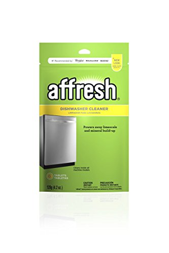 Book Cover Affresh Dishwasher Cleaner, 6 Tablets | Formulated to Clean Inside All Machine Models
