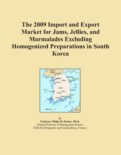 The 2009 Import and Export Market for Jams, Jellies, and Marmalades Excluding Homogenized Preparations in South Korea