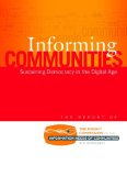 Informing Communities: Sustaining Democracy in the Digital Age