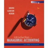 Introduction to Managerial Accounting Peter Brewer, Ray Garrison Eric Noreen BRAND NEW 5th / fifth edition