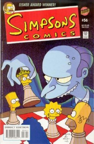 "The Yes-Man Who Would Be King" (Simpsons Comics, Issue #56)