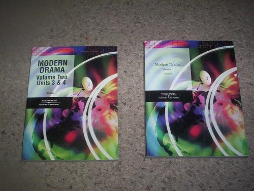 "Modern Drama": Plays, Criticism, Theory (Vol 1 and Vol 2: Units 1, 2, 3, and 4)