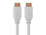 Monoprice 4K High Speed HDMI Cable - 4K60Hz, 18Gbps, HDR, 3ft, White