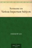 Sermons on Various Important Subjects