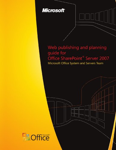 Web publishing and planning guide for Office SharePointÂ® Server 2007