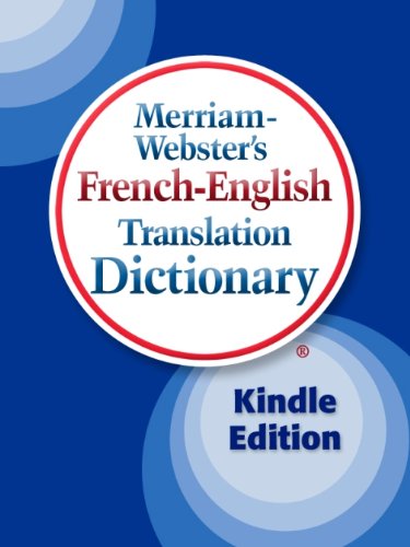 Book Cover Merriam-Webster's French-English Translation Dictionary, Kindle Edition (French Edition)