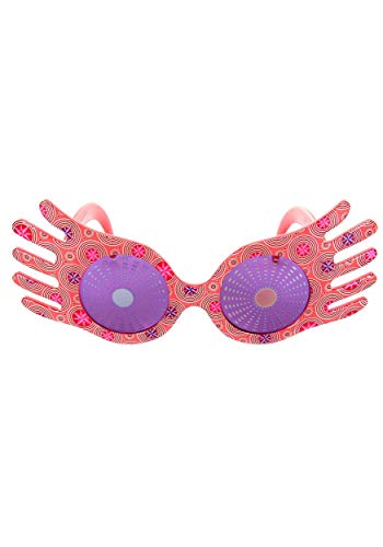 Book Cover Harry Potter Luna Lovegood Spectrespecs Costume Glasses for Kids and Adults Standard Pink