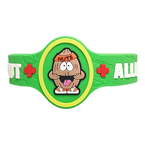 Allermates Kids Medical Wristband - Nutso (Tree Nut Allergy)