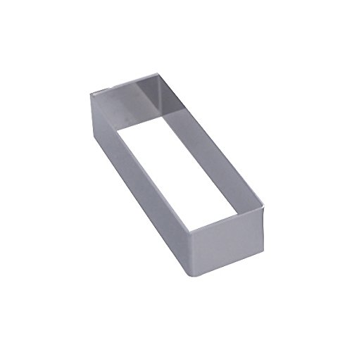 De Buyer 3943.13 Cercle Rectangle inox - ht. 4 cm - 12 x 4 cm