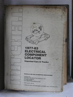 Mitchell manuals 1977- 81 - 85 electrical component locator imported cars & trucks by Mitchell manuals, inc.