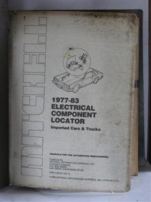 Mitchell manuals 1977- 81 - 85 electrical component locator imported cars & trucks by Mitchell manuals, inc.