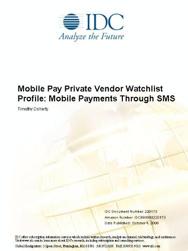 Mobile Pay Private Vendor Watchlist Profile: Mobile Payments Through SMS