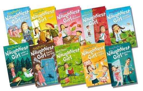 The Naughtiest Girl, 10 Books RRP £49.99 (Naughtiest Girl in the School, Naughtiest Girl Again, Is a Monitor, Here's the Naughtiest Girl, Keeps a Secret, Helps a Friend, Saves the Day, Well Done the Naughtiest Girl, Wants to Win, Marches On)