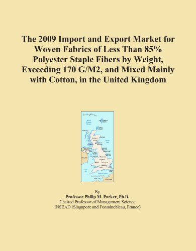 The 2009 Import and Export Market for Woven Fabrics of Less Than 85% Polyester Staple Fibers by Weight, Exceeding 170 G/M2, and Mixed Mainly with Cotton, in the United Kingdom