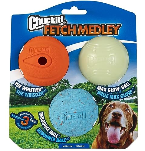 Chuckit Fetch Medley Ball Medium (3 Pack)