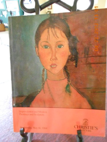 Impressionist and Modern Paintings and Sculpture, Part II [Sale Number 5183, May 16, 1984]
