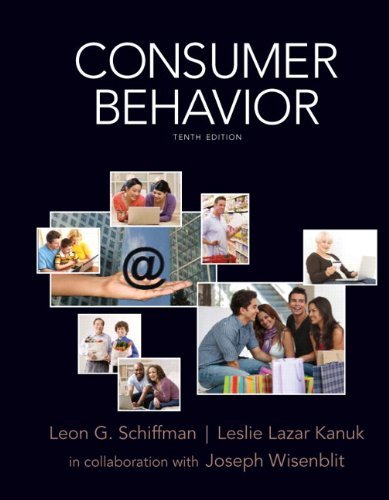 Consumer Behavior,10th ed.,
