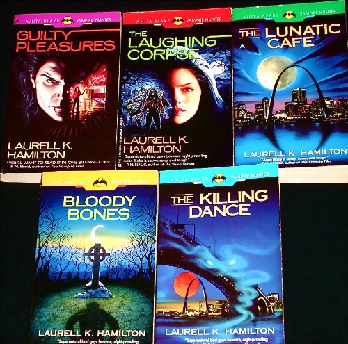 Guilty Pleasures, The Laughing Corpse, The Lunatic Cafe, Bloody Bones, The Killing Dance (Anita Blake, Vampire Hunter)
