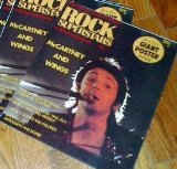 Rock Superstars Poster Magazine #7 Paul McCartney and Wings