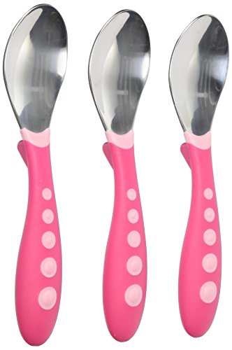 NUK First Essentials Kiddy Cutlery Spoons in Assorted Colors, 3-count