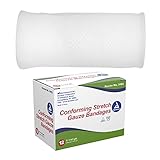 Dynarex Stretch Gauze Bandages, 3" x 4.1 yds, Non-Sterile & Latex-Free, Wound Care in Medical and Home Environments, 1 Box of 12 Dynarex Bandages