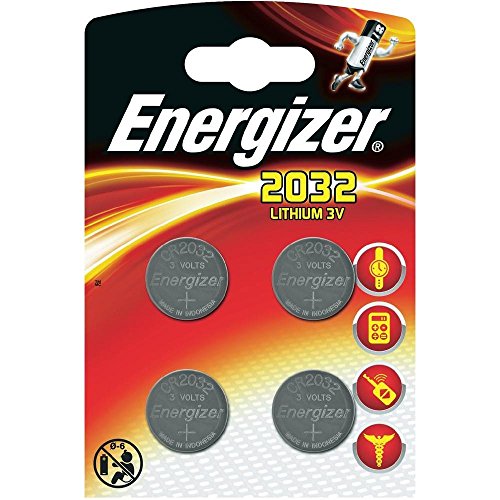 Energizer Batterie au Lithium CR2032 – (Lot de 4)
