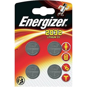 Energizer Batterie au Lithium CR2032 – (Lot de 4)