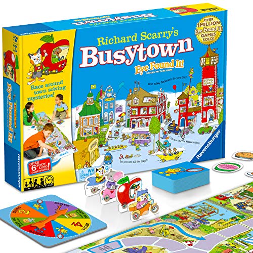 Wonder Forge Richard Scarry's Busytown, Eye Found It Toddler Toy and Game for Boys and Girls Age 3 and Up - A Fun Preschool Board Game,Multi-colored